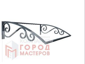 Козырек кованый "Гелиос"